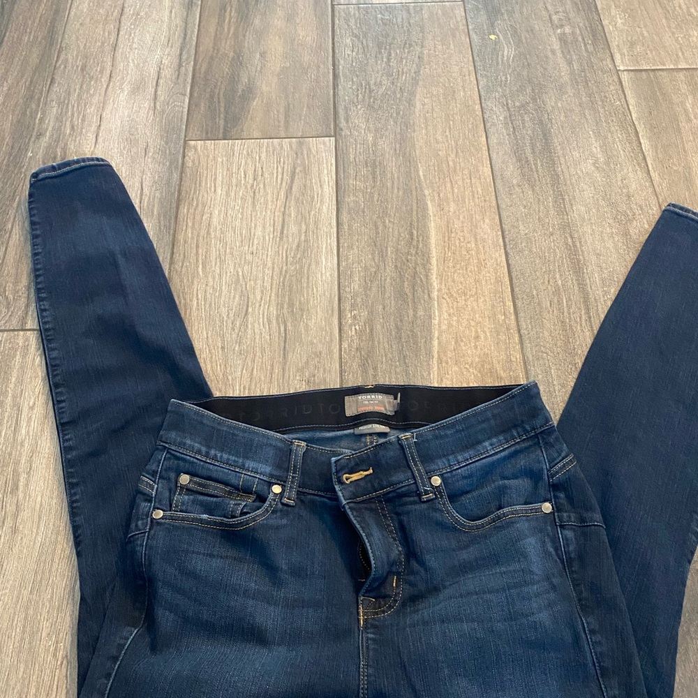 Torrid Navy Skinny Jeans